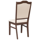 vidaXL 2 db barna tömörfa gumiból készült étkezőszékek párnákkal