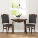 vidaXL 2 db barna tömörfa gumiból készült étkezőszékek párnákkal