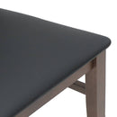 vidaXL 2 db barna tömörfa gumiból készült étkezőszékek párnákkal