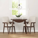 vidaXL 2 db barna tömörfa gumiból készült étkezőszékek párnákkal