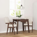 vidaXL 2 db barna tömörfa gumiból készült étkezőszékek párnákkal