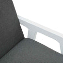 vidaXL 2 db fehér tömörfa gumiból készült étkezőszékek párnákkal