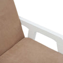 vidaXL 2 db fehér tömörfa gumiból készült étkezőszékek párnákkal