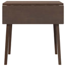 vidaXL barna tömörfa gumi étkezőasztal