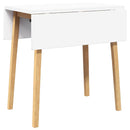 vidaXL természetes tömörfa gumi étkezőasztal