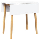 vidaXL természetes tömörfa gumi étkezőasztal