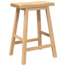 vidaXL 2 db természetes tömörfa gumiból bárszékek