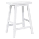 vidaXL 2 db fehér tömörfa gumiból bárszékek