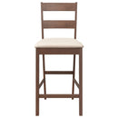 vidaXL 2 db barna tömörfa gumiból bárszékek párnákkal