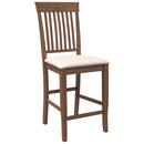 vidaXL 2 db barna tömörfa gumiból bárszékek párnákkal