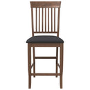 vidaXL 2 db barna tömörfa gumiból bárszékek párnákkal