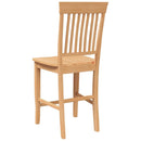 vidaXL 2 db természetes tömörfa gumiból bárszékek