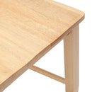 vidaXL 2 db természetes tömörfa gumiból bárszékek