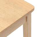 vidaXL 2 db természetes tömörfa gumiból bárszékek