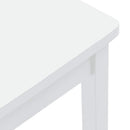 vidaXL 2 db fehér tömörfa gumiból bárszékek