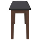 vidaXL barna tömörfa gumiból pad 90 cm