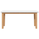 vidaXL tömörfa gumiból pad 90 cm