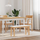 vidaXL tömörfa gumiból pad 90 cm