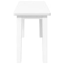 vidaXL fehér tömörfa gumiból pad 90 cm