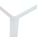 vidaXL fehér tömörfa gumiból pad 110 cm