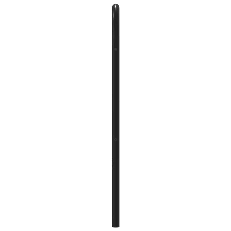 vidaXL fejtámla füstölt tölgy 80 cm acél és fűrészelt fa
