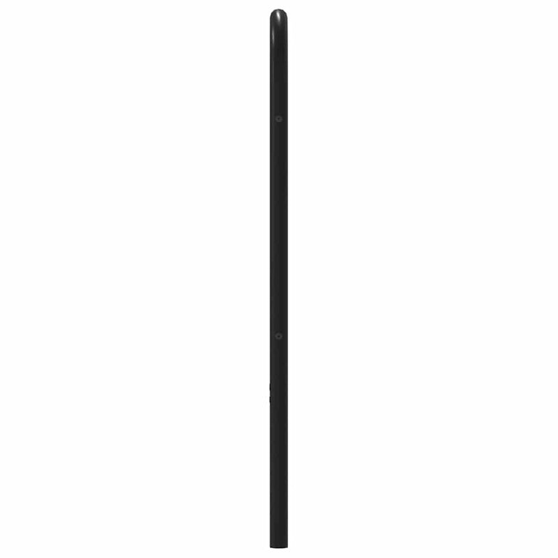 vidaXL fejtámla füstölt tölgy 90 cm acél és fűrészelt fa