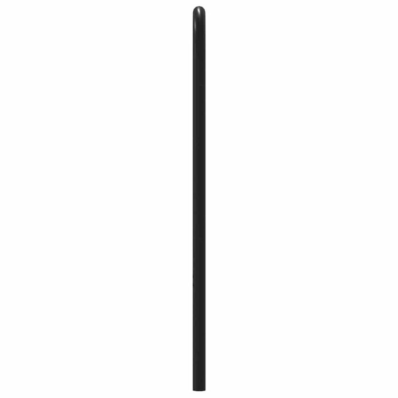 vidaXL fejtámla füstölt tölgy 135 cm acél és fűrészelt fa