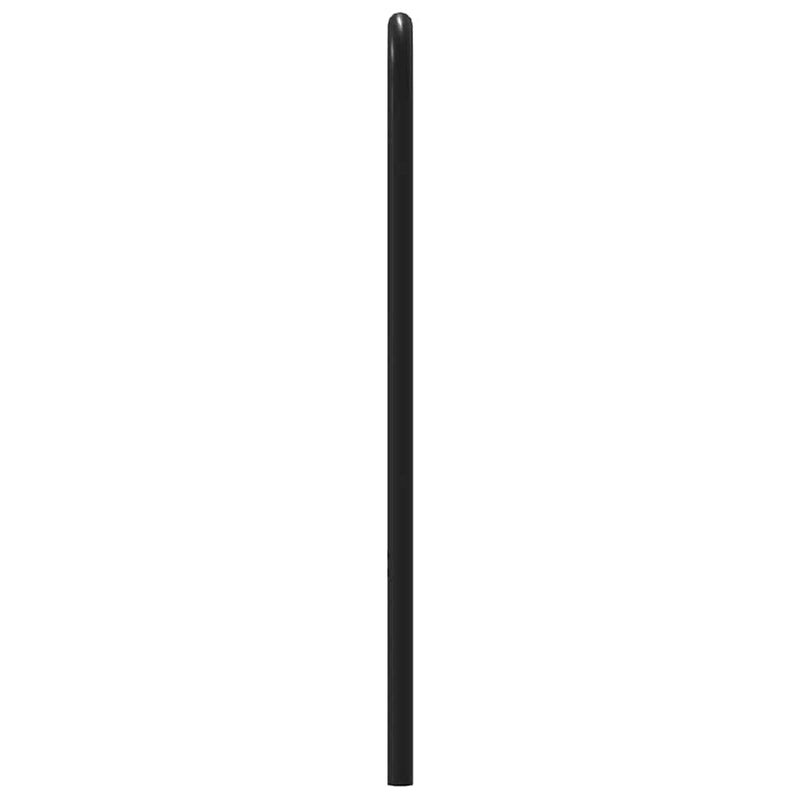 vidaXL fejtámla füstölt tölgy 140 cm acél és fűrészelt fa