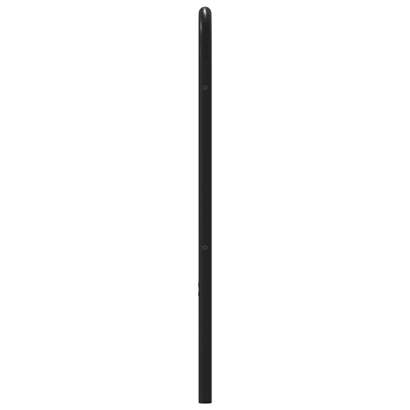 vidaXL barna tölgy színű acél és szerelt fa fejtámla 107 cm