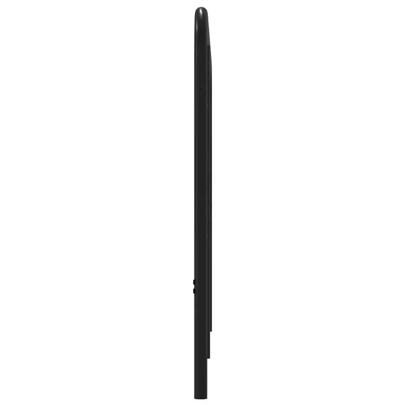 vidaXL barna tölgy színű acél és szerelt fa fejtámla 180 cm