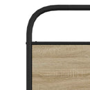 vidaXL ágykeret matrac nélkül 90x200 cm füstölt tölgy fűrészelt fa