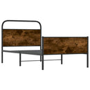 vidaXL ágykeret matrac nélkül 90x200 cm sonoma tölgyfa műfa