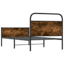 vidaXL ágykeret matrac nélkül 90x200 cm sonoma tölgyfa műfa