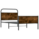 vidaXL ágykeret matrac nélkül 100x190 cm sonoma tölgyfa műfa