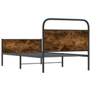 vidaXL ágykeret matrac nélkül 107x203 cm sonoma tölgyfa műfa