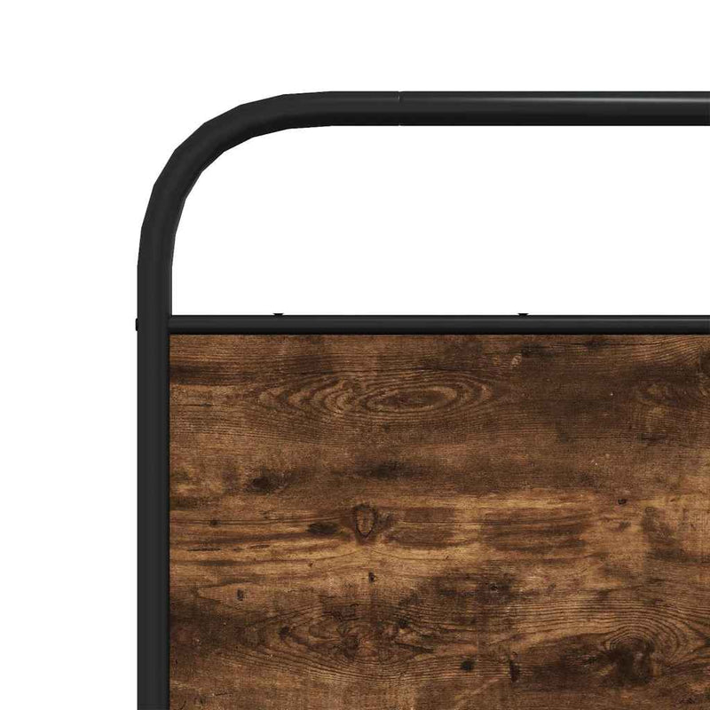 vidaXL ágykeret matrac nélkül 120x190 cm sonoma tölgyfa műfa