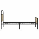 vidaXL ágykeret matrac nélkül 80x200 cm sonoma tölgyfa műfa