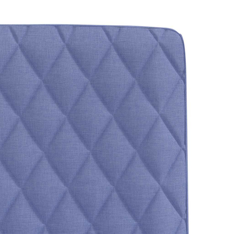 vidaXL étkezőszékek 4 db Jeans kék szövet