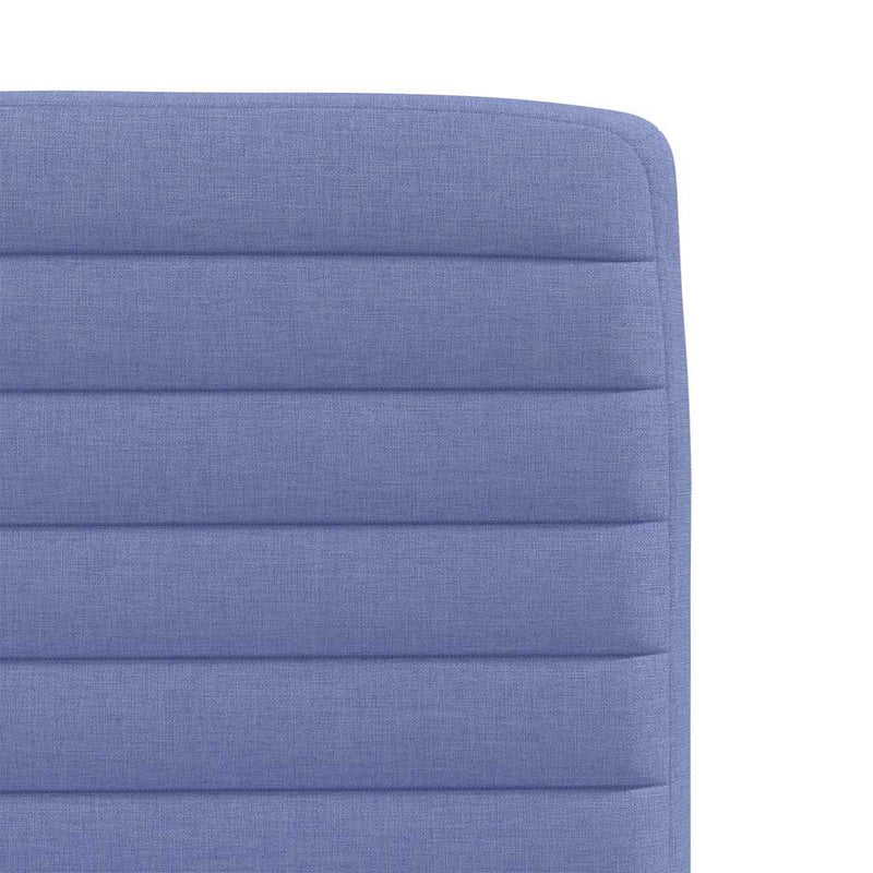 vidaXL étkezőszékek 4 db Jeans kék szövet
