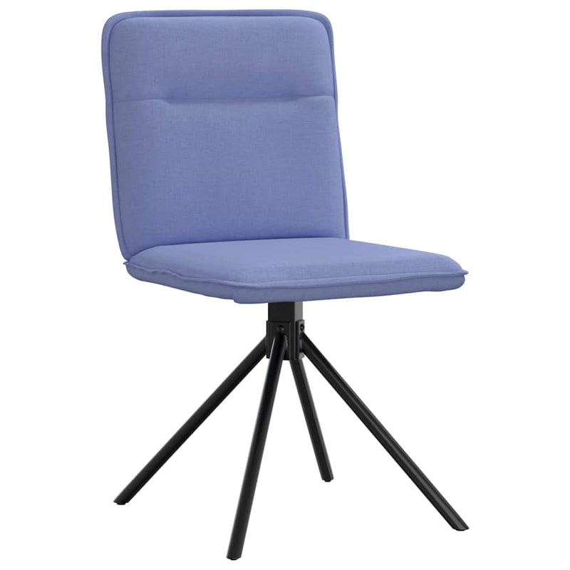 vidaXL étkezőszékek 4 db Jeans kék szövet