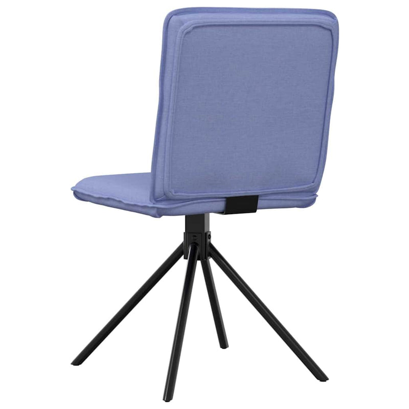 vidaXL étkezőszékek 4 db Jeans kék szövet