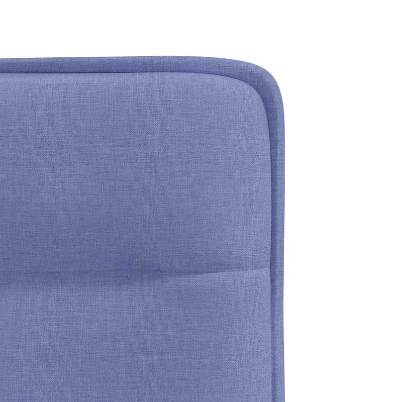 vidaXL étkezőszékek 4 db Jeans kék szövet