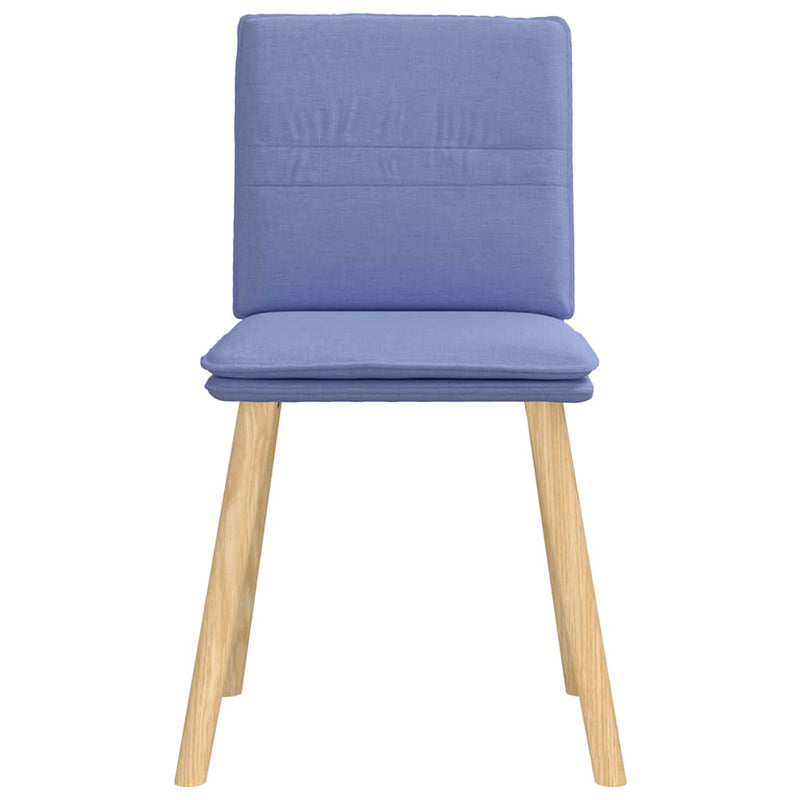 vidaXL étkezőszékek 4 db Jeans kék szövet