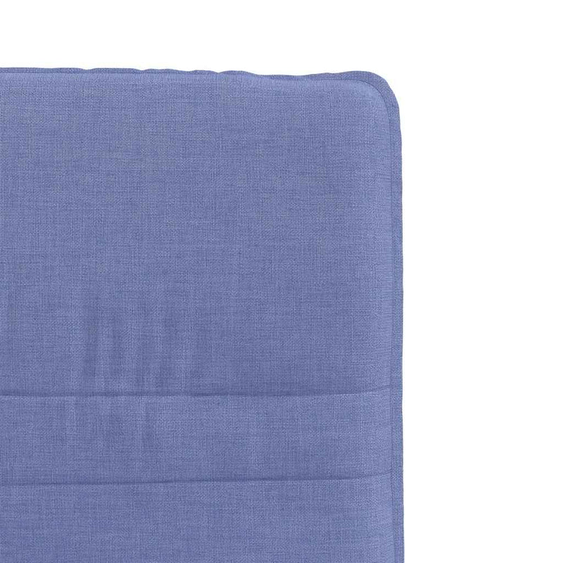 vidaXL étkezőszékek 4 db Jeans kék szövet