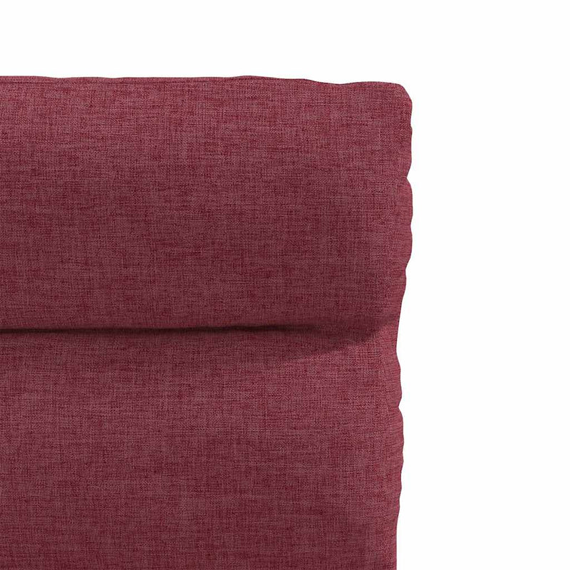 vidaXL 4 db bordó szövet étkezőszék