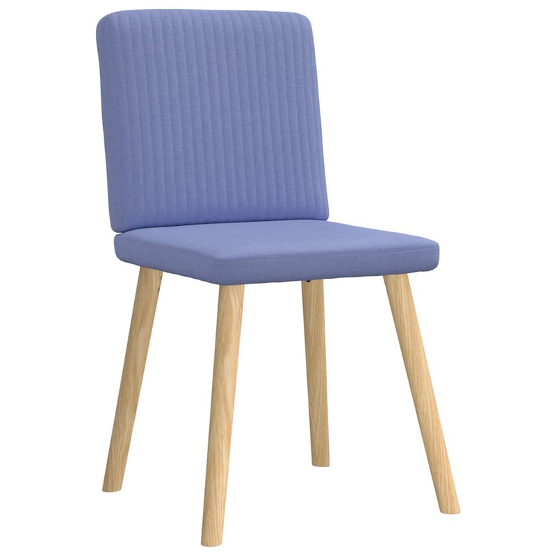 vidaXL étkezőszékek 6 db Jeans kék szövet
