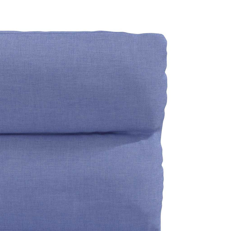 vidaXL étkezőszékek 6 db Jeans kék szövet