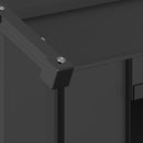 vidaXL Kutyaház tetővel 85x107x81 cm horganyzott acél