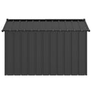 vidaXL Kutyaház tetővel 113x153x101 cm horganyzott acél