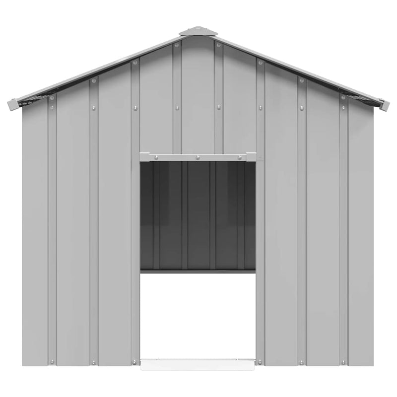 vidaXL Kutyaház tetővel 113x153x101 cm horganyzott acél